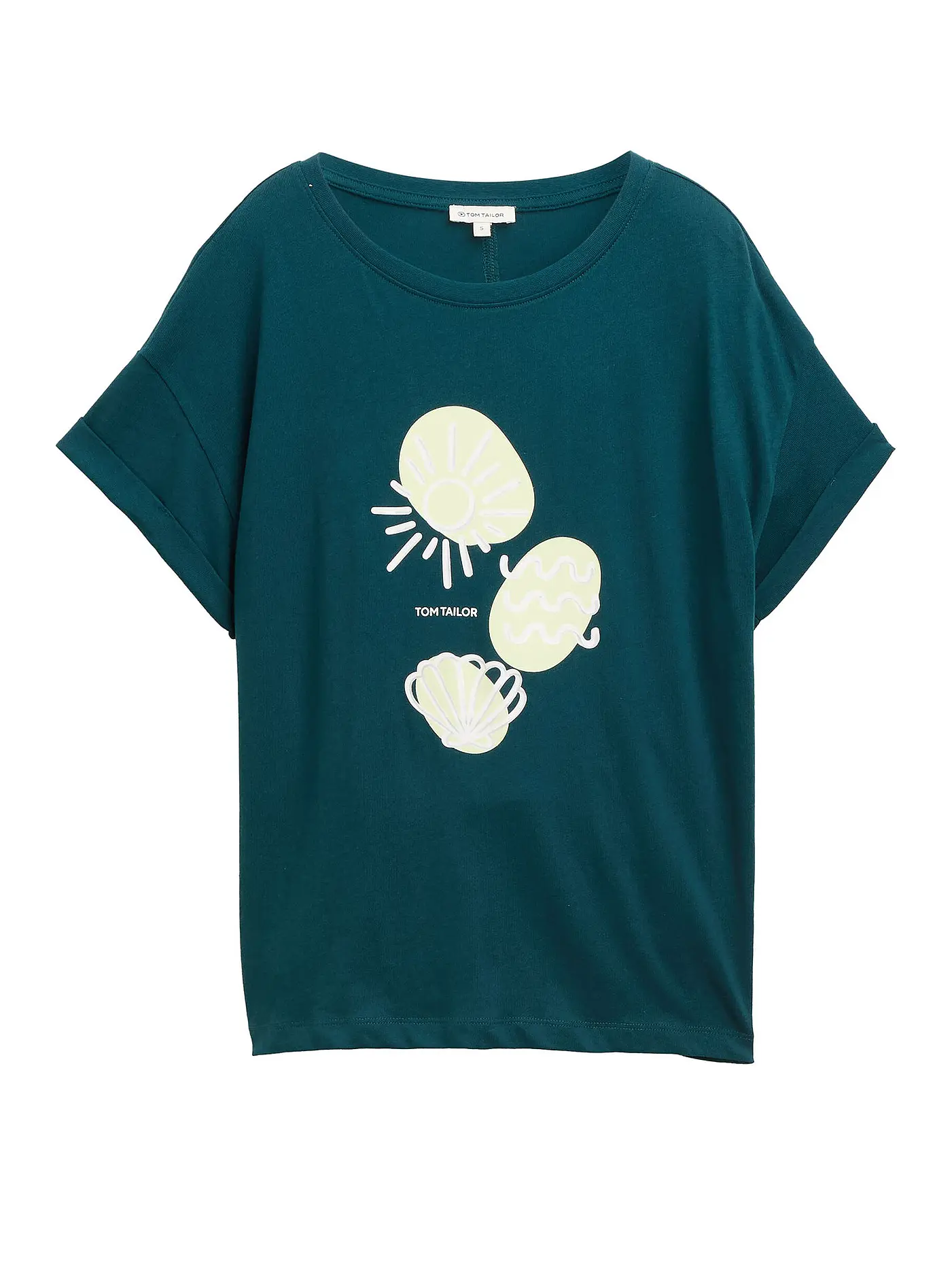 TOM TAILOR | T-Shirt | petrol